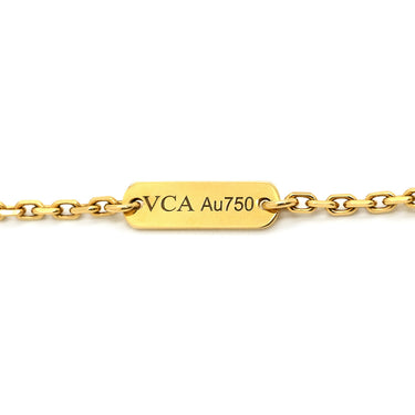 ヴァンクリーフアーペル Van Cleef & Arpels フリヴォル ペンダント 3フラワー ミニモデル VCARP2DU00 イエローゴールド K18YG ダイヤモンド ネックレス 18K ダイヤ