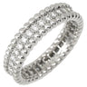 ヴァンクリーフアーペル Van Cleef & Arpels ペルレ ダイヤモンドリング 1連モデル VCARP4E200 ホワイトゴールド K18WG ダイヤモンド #58(JP18) リング 指輪 750AU 18K WG 17号