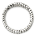 ヴァンクリーフアーペル Van Cleef & Arpels ペルレ ダイヤモンドリング 1連モデル VCARP4E200 ホワイトゴールド K18WG ダイヤモンド #58(JP18) リング 指輪 750AU 18K WG 17号