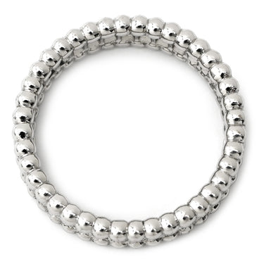 ヴァンクリーフアーペル Van Cleef & Arpels ペルレ ダイヤモンドリング 1連モデル VCARP4E200 ホワイトゴールド K18WG ダイヤモンド #58(JP18) リング 指輪 750AU 18K WG 17号