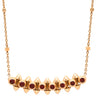 カルティエ Cartier クラッシュ ドゥ カルティエ レッド×ピンクゴールド K18PG ネックレス Au750 18K 18金 ガーネット