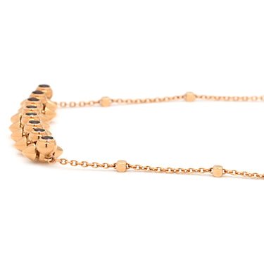 カルティエ Cartier クラッシュ ドゥ カルティエ レッド×ピンクゴールド K18PG ネックレス Au750 18K 18金 ガーネット