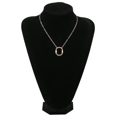 ティファニー Tiffany & Co ロック ミディアム ペンダント 73965950 ピンク×ローズゴールド K18PG サファイア ネックレス T＆Co. Au750 18K ピンクサファイア