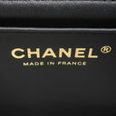 シャネル CHANEL チョコバー ミニ チェーン ショルダー AS3744 ブラック ラムスキン ショルダーバッグ ゴールド金具 ココマーク ロゴ キューブ