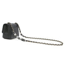 シャネル CHANEL チョコバー ミニ チェーン ショルダー AS3744 ブラック ラムスキン ショルダーバッグ ゴールド金具 ココマーク ロゴ キューブ