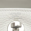 エルメス HERMES リンディ ミニ 20 ニューホワイト トリヨンクレマンス ショルダーバッグ シルバー金具 白