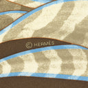 エルメス HERMES カレ90 ブラウン×マルチカラー シルク スカーフ 【INDEX BROMELIACEAE/ブロメリアの目録】