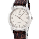 腕時計 ヴァシュロン・コンスタンタン VACHERON CONSTANTIN ノスタルジー 48001/000G-3 自動巻き メンズ OH済 K18WG無垢 シルバー ラウンド