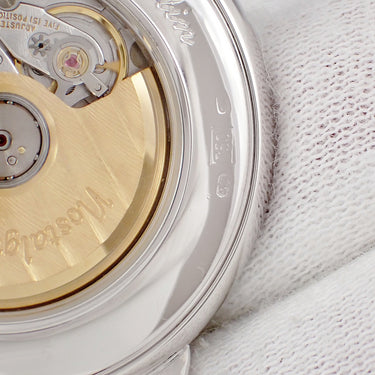 腕時計 ヴァシュロン・コンスタンタン VACHERON CONSTANTIN ノスタルジー 48001/000G-3 自動巻き メンズ OH済 K18WG無垢 シルバー ラウンド