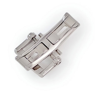ティファニー Tiffany & Co 純正 Dバックル シルバー ステンレススチール 腕時計パーツ バックル クラスプ 14mm幅対応 SS ステンレス シルバー 両開き ディプロイメント