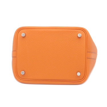 エルメス HERMES ピコタンロック 18 PM オレンジ トリヨンクレマンス ハンドバッグ シルバー金具 新品 未使用 2026年製