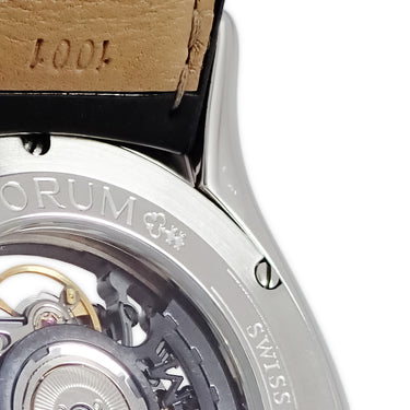 腕時計 コルム CORUM バブル スケルトン 082.130.20 自動巻き メンズ ドーム型ガラス シースルー 透明 ラウンド