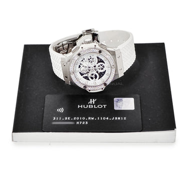 腕時計 ウブロ HUBLOT ビッグバン アエロバン オールホワイト 311.SE.2010.RW.1104.JSM12 自動巻き メンズ 純正ダイヤ 日本限定