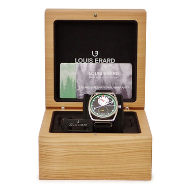 腕時計 ルイ・エラール LOUIS ERARD エクセレンス レギュレーター アランシルベスタイン LE85358TT09BTT82 自動巻き メンズ メキシコ限定
