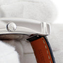 腕時計 エルメス HERMES Hウォッチ MM HH4.530 クオーツ メンズ レディース 純正ダイヤ オブシディアン 黒曜石 H型 スクエア