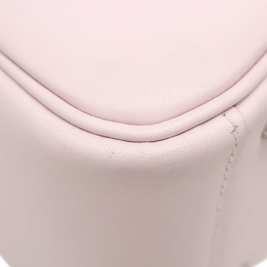 エルメス HERMES リンディ ミニ 20 ヴェルソ モーヴペール×ゴールド ヴォースイフト ショルダーバッグ シルバー金具 ピンク 茶