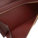 エルメス HERMES ベアンスフレ ルージュアッシュ レザー ヴォーマダム 長財布 ゴールド金具 赤 2025年製