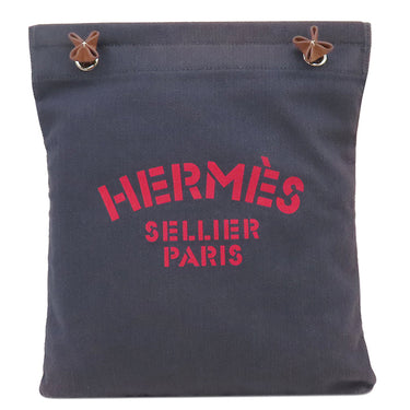 エルメス HERMES サックアリーヌ MM ブルーインディゴ×ゴールド トワルシェブロン スイフト ショルダーバッグ シルバー金具 紺 赤