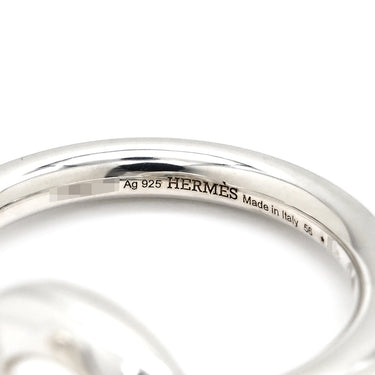 エルメス HERMES エシャペ MM H103658B シルバー シルバー925 #56(JP16) リング 指輪 SV925 AG925 15号