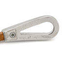 エルメス HERMES ジャンボジェット ゴールド×シルバー レザー メタル ブレスレット 茶 レザーブレス