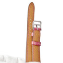 エルメス HERMES 純正 クロコバンド ピンク クロコダイル ステンレススチール 腕時計パーツ 新品同様 替え スペア 交換 ベルト 本革 13mm ピンク レッド SS 尾錠 バネ棒
