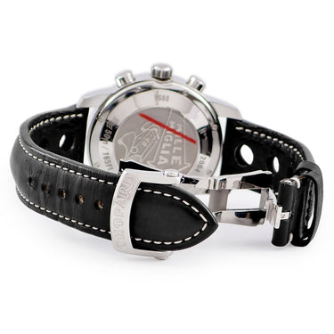 腕時計 ショパール CHOPARD ミッレミリア GMT クロノグラフ 16/8954 自動巻き メンズ ブラック デイト スモールセコンド 限定