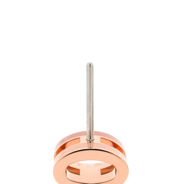 エルメス HERMES ポップアッシュ Hピアス ミニ ロカバール ボーテ×ローズゴールド GP エナメル ピアス ローズゴールド金具 新品 未使用 PG金具 Hモチーフ