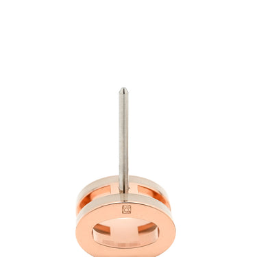 エルメス HERMES ポップアッシュ Hピアス ミニ マロングラッセ×ローズゴールド GP エナメル ピアス ローズゴールド金具 新品 未使用 PG金具 Hモチーフ