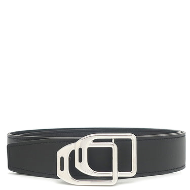 エルメス HERMES ジョッキー オー カレ #85 ブラック トゴ ボックスカーフ #85 ベルト リバーシブル キット 2024年製