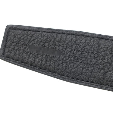 エルメス HERMES ジョッキー オー カレ #85 ブラック トゴ ボックスカーフ #85 ベルト リバーシブル キット 2024年製