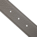 エルメス HERMES ジョッキー オー カレ #85 ブラック×エタン トゴ ボックスカーフ #85 ベルト シルバー金具 リバーシブル キット 2024年製