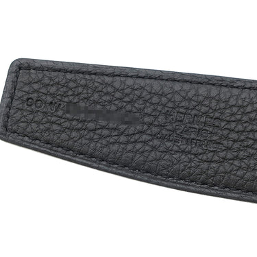 エルメス HERMES ジョッキー オー カレ #90 ブラック トゴ ボックスカーフ #90 ベルト リバーシブル キット 2024年製