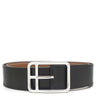 エルメス HERMES ハーフコッド 38 H081101CKAC085 ブラック×ゴールド ボックスカーフ トゴ #85 ベルト シルバー金具 新品 未使用 リバーシブル 2024年製