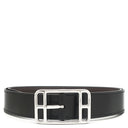 エルメス HERMES ケープコッド 32 H049676CKAB085 ブラック×ショコラ ボックスカーフ トゴ #85 ベルト 新品 未使用 リバーシブル 2026年製