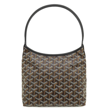 ゴヤール GOYARD ボエム ホーボーミニバッグ BOHEMEMINTY01CL01P ブラック キャンバス ゴヤールディンキャンバス シュヴロッシュカーフスキン ショルダーバッグ 新品 未使用 ヘリンボーン柄