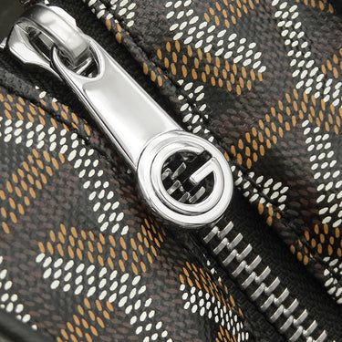 ゴヤール GOYARD ボエム ホーボーミニバッグ BOHEMEMINTY01CL01P ブラック キャンバス ゴヤールディンキャンバス シュヴロッシュカーフスキン ショルダーバッグ 新品 未使用 ヘリンボーン柄
