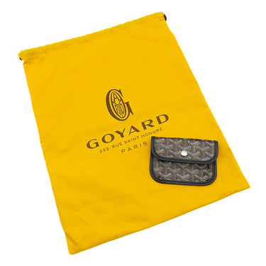 ゴヤール GOYARD ボエム ホーボーミニバッグ BOHEMEMINTY01CL01P ブラック キャンバス ゴヤールディンキャンバス シュヴロッシュカーフスキン ショルダーバッグ 新品 未使用 ヘリンボーン柄
