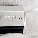 腕時計 ウブロ HUBLOT ビッグバン スノーレオパード 341.SX.7717.NR.1977 自動巻き メンズ OH済 純正ダイヤ ヒョウ柄 クロノグラフ 限定