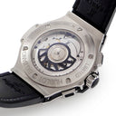 腕時計 ウブロ HUBLOT ビッグバン スノーレオパード 341.SX.7717.NR.1977 自動巻き メンズ OH済 純正ダイヤ ヒョウ柄 クロノグラフ 限定