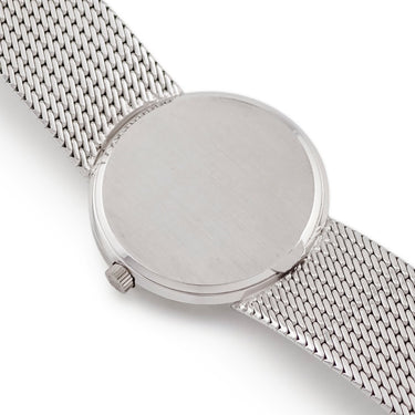 腕時計 パテックフィリップ PATEK PHILIPPE カラトラバ 3802/205 自動巻き メンズ OH済 K18WG無垢 ホワイト デイト ローマン ヴィンテージ