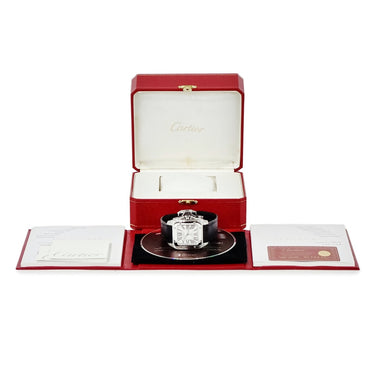 腕時計 カルティエ Cartier サントス100 LM サントス誕生100周年記念モデル W20073X8 自動巻き メンズ OH済 スクエア 角型 ローマン
