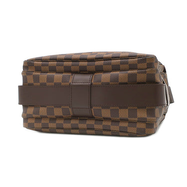 ルイヴィトン LOUIS VUITTON ナヴィグリオ N45255 ダミエエベヌ ダミエキャンバス ショルダーバッグ ゴールド金具 茶 斜め掛け 肩掛け