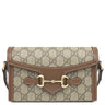 グッチ GUCCI ホースビット1955 ミニバッグ 699296 ベージュ×エボニー GGスプリームキャンバス レザー ショルダーバッグ ゴールド金具 ショルダー 斜め掛け
