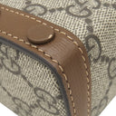 グッチ GUCCI ホースビット1955 ミニバッグ 699296 ベージュ×エボニー GGスプリームキャンバス レザー ショルダーバッグ ゴールド金具 ショルダー 斜め掛け