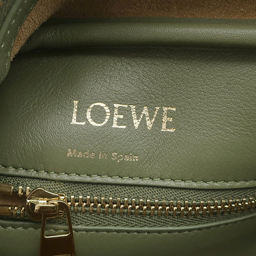ロエベ LOEWE アマソナ19 スクエア A039N10X03 アボカドグリーン カーフ 2WAYバッグ ゴールド金具 緑 ハンドバッグ ショルダー
