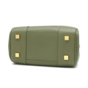 ロエベ LOEWE アマソナ19 スクエア A039N10X03 アボカドグリーン カーフ 2WAYバッグ ゴールド金具 緑 ハンドバッグ ショルダー