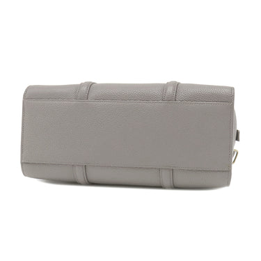 サンローラン SAINT LAURENT ダッフルロック 655008 グレー レザー 2WAYバッグ ゴールド金具 ハンドバッグ ショルダー