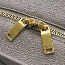 サンローラン SAINT LAURENT ダッフルロック 655008 グレー レザー 2WAYバッグ ゴールド金具 ハンドバッグ ショルダー
