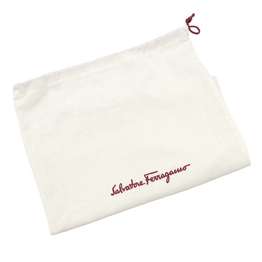 サルヴァトーレ・フェラガモ Salvatore Ferragamo ヴィヴァ ボウ 21I446 ライトブルー レザー ショルダーバッグ ゴールド金具 ヴァラ リボン