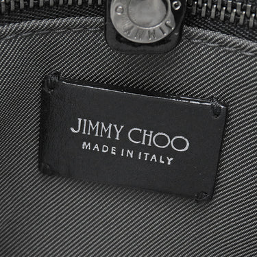 ジミーチュウ JIMMY CHOO ペガシ ミニ スターエンボス ブラック パテントレザー 2WAYバッグ 黒 星 スター ハンドバッグ ショルダー